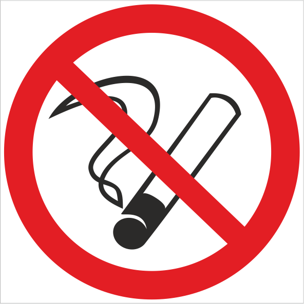 Знак P01 Запрещается курить